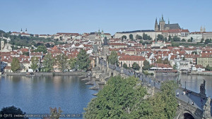 Město Praha - Pražský hrad, Karlův most, Vltava - 16.9.2025 v 09:00