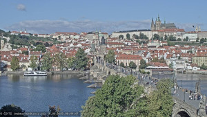 Město Praha - Pražský hrad, Karlův most, Vltava - 16.9.2025 v 09:45
