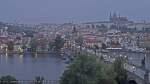 Město Praha - Pražský hrad, Karlův most, Vltava - 18.9.2025 v 06:30