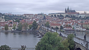 Město Praha - Pražský hrad, Karlův most, Vltava - 18.9.2025 v 07:00