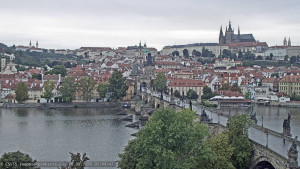 Město Praha - Pražský hrad, Karlův most, Vltava - 18.9.2025 v 07:45