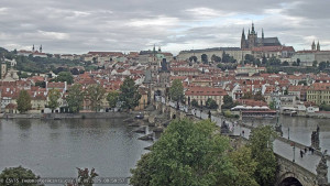 Město Praha - Pražský hrad, Karlův most, Vltava - 18.9.2025 v 09:00