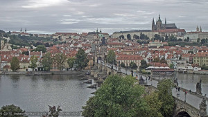 Město Praha - Pražský hrad, Karlův most, Vltava - 18.9.2025 v 09:15