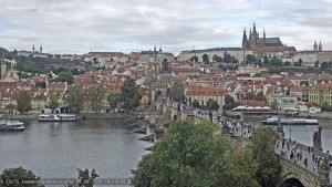 Město Praha - Pražský hrad, Karlův most, Vltava - 18.9.2025 v 10:15
