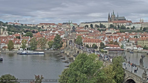 Město Praha - Pražský hrad, Karlův most, Vltava - 18.9.2025 v 10:45