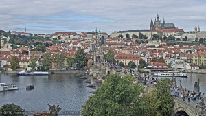 Město Praha - Pražský hrad, Karlův most, Vltava - 18.9.2025 v 11:15