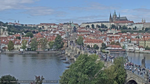 Město Praha - Pražský hrad, Karlův most, Vltava - 18.9.2025 v 11:45
