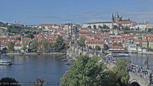 Město Praha - Pražský hrad, Karlův most, Vltava - 18.9.2025 v 12:15