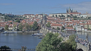 Město Praha - Pražský hrad, Karlův most, Vltava - 18.9.2025 v 12:30