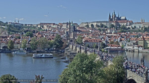Město Praha - Pražský hrad, Karlův most, Vltava - 18.9.2025 v 14:45