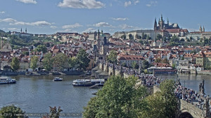 Město Praha - Pražský hrad, Karlův most, Vltava - 18.9.2025 v 15:15