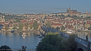 Město Praha - Pražský hrad, Karlův most, Vltava - 29.9.2025 v 07:45