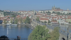 Město Praha - Pražský hrad, Karlův most, Vltava - 29.9.2025 v 09:15
