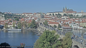 Město Praha - Pražský hrad, Karlův most, Vltava - 29.9.2025 v 10:15