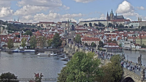 Město Praha - Pražský hrad, Karlův most, Vltava - 29.9.2025 v 12:30