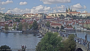 Město Praha - Pražský hrad, Karlův most, Vltava - 29.9.2025 v 13:00