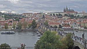 Město Praha - Pražský hrad, Karlův most, Vltava - 29.9.2025 v 15:15