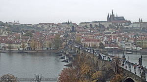 Město Praha - Pražský hrad, Karlův most, Vltava - 2.11.2025 v 14:45