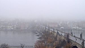 Město Praha - Pražský hrad, Karlův most, Vltava - 5.11.2025 v 07:00 Město Praha - Pražský hrad, Karlův most, Vltava - 5.11.2025 v 07:00