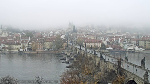 Město Praha - Pražský hrad, Karlův most, Vltava - 5.11.2025 v 08:30 Město Praha - Pražský hrad, Karlův most, Vltava - 5.11.2025 v 08:30