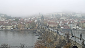 Město Praha - Pražský hrad, Karlův most, Vltava - 5.11.2025 v 09:45 Město Praha - Pražský hrad, Karlův most, Vltava - 5.11.2025 v 09:45