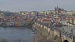 Pražský hrad, Karlův most, Vltava