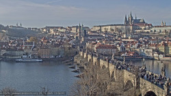 Pražský hrad, Karlův most, Vltava