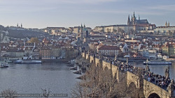 Pražský hrad, Karlův most, Vltava
