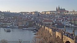 Pražský hrad, Karlův most, Vltava