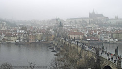 Pražský hrad, Karlův most, Vltava