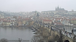 Pražský hrad, Karlův most, Vltava