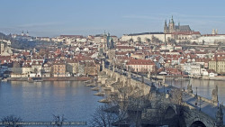 Pražský hrad, Karlův most, Vltava