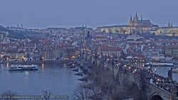 Pražský hrad, Karlův most, Vltava