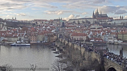 Pražský hrad, Karlův most, Vltava