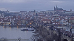 Pražský hrad, Karlův most, Vltava