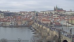 Pražský hrad, Karlův most, Vltava