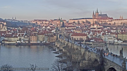Pražský hrad, Karlův most, Vltava