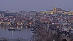 Pražský hrad, Karlův most, Vltava