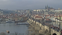 Pražský hrad, Karlův most, Vltava