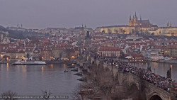 Pražský hrad, Karlův most, Vltava