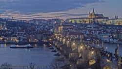 Pražský hrad, Karlův most, Vltava