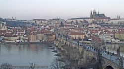 Pražský hrad, Karlův most, Vltava