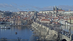Pražský hrad, Karlův most, Vltava