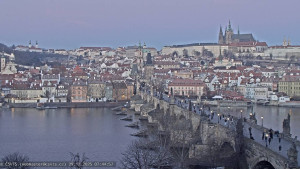 Město Praha - Pražský hrad, Karlův most, Vltava - 29.12.2025 v 07:45