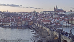 Pražský hrad, Karlův most, Vltava