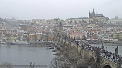 Pražský hrad, Karlův most, Vltava