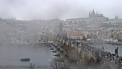Pražský hrad, Karlův most, Vltava