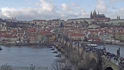 Pražský hrad, Karlův most, Vltava