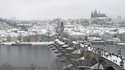 Pražský hrad, Karlův most, Vltava