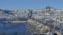 Pražský hrad, Karlův most, Vltava